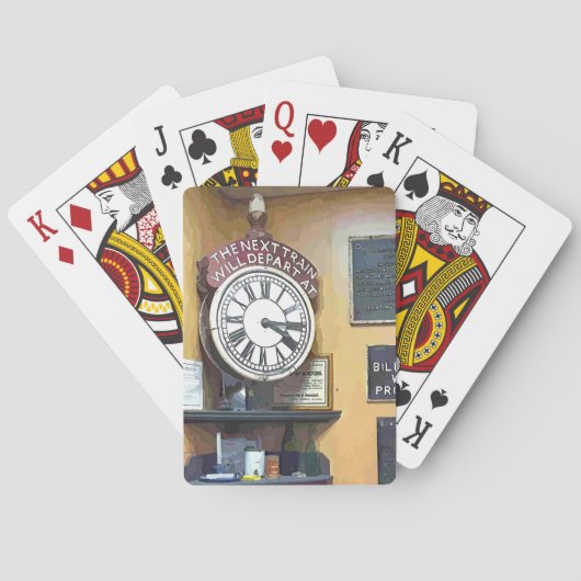 STATIONS DE TRAIN CARTES DE JEU (dos)