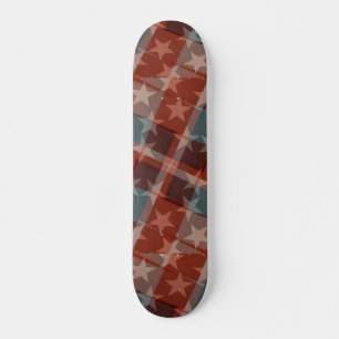 Stations et rayures Skateboard