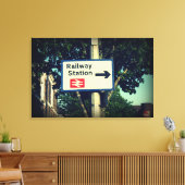 Stationscode Canvas Afdruk (Insitu (Woonkamer))