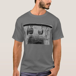 Stationsmeter (zwart-wit) t-shirt