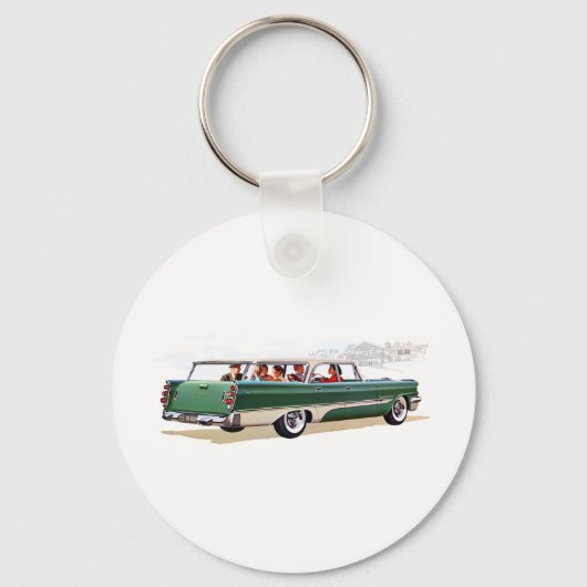 Stationwagon 1957 sleutelhanger (Voorkant)
