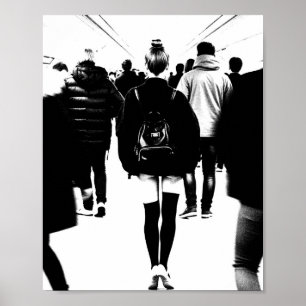 Statisch in de stroom poster