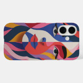 statische bloei Case-Mate iPhone case (Achterkant (horizontaal))