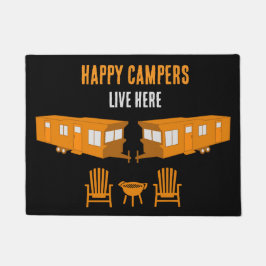 Statische Caravan Home Cadeau Deurmat
