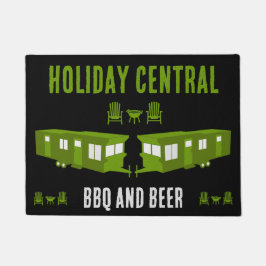 Statische Caravan Home Cadeau Deurmat