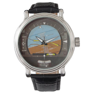 Statische Kunsthorizon, Attitude Indicator Horloge
