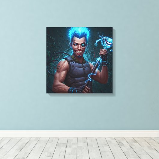 statische nar canvas afdruk (Insitu (Houten vloer))