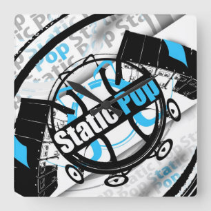 Statische Pop klok