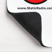 Statische radio Mousepad Muismat (Hoek)