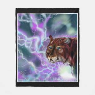 Statische Storm Lighting Saber Fleece Deken