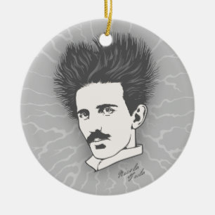 Statische Tesla Keramisch Ornament