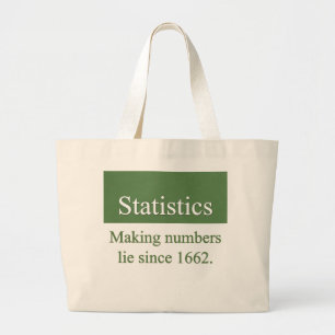 Statistics Bag Grote Tote Bag