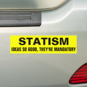 Statistiek Bumpersticker (Op auto)