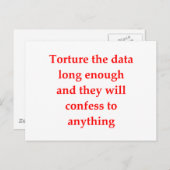 statistieken briefkaart (Voorkant / Achterkant)