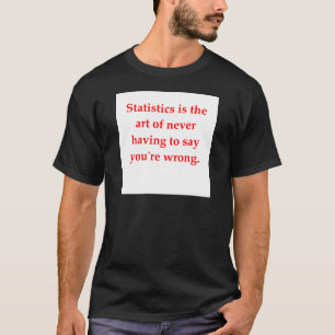 statistieken t-shirt