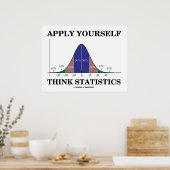 Statistieken zelf toepassen (Humor van de Kromme v Poster (Keuken)