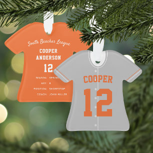 Statistiques de joueur de maillot de baseball gris