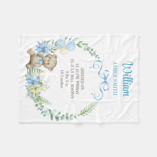 Statistiques de naissance bébé couverture bébé our (Devant (Horizontal))