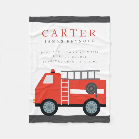 Statistiques de naissance du camion-feu Couverture (Devant)