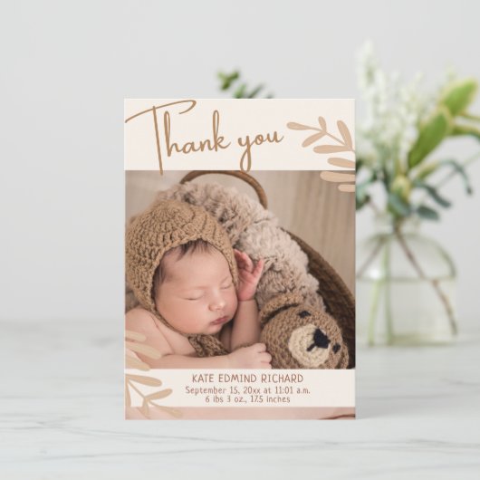 Statistiques de naissance Faire-part de naissance (Debout devant)