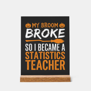 Statistiques drôles d'Halloween Professeur Broom D