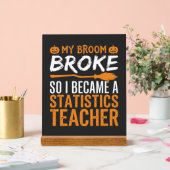 Statistiques drôles d'Halloween Professeur Broom D (Mariage)