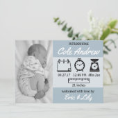 Statistiques Faire-part bébé (Debout devant)