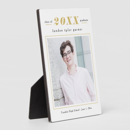 Statistiques simples Plaque de graduation de coule (Côté)