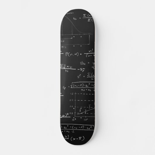Statistisch bord skateboard (Voorkant)