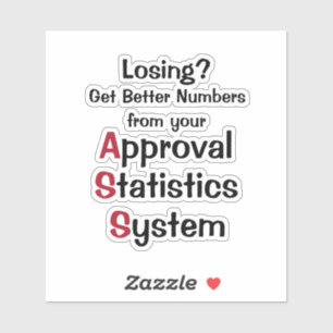 Statistisch goedkeuringssysteem sticker