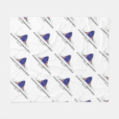 Statistisch onweerstaanbare Bell Curve Stats Humor Fleece Deken (Voorkant (Horizontaal))