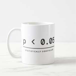 Statistisch Significant p<0.05 Statistiek Humor Koffiemok