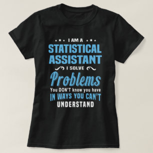 statistische assistent t-shirt