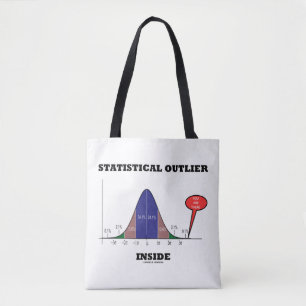 Statistische buitenbeentje binnenin je bent er Hum Draagtas
