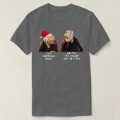 Statler en Waldorf Kerstgeest T-shirt (Design voorkant)