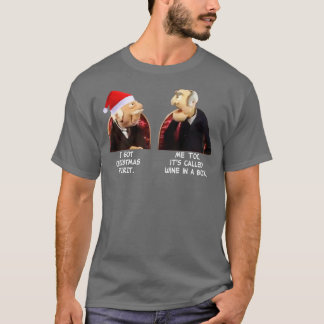 Statler en Waldorf Kerstgeest T-shirt