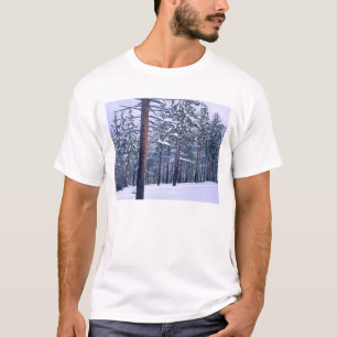 STATS PARK MEER TAHOE, NEVADA. VS. Verse sneeuw T-shirt