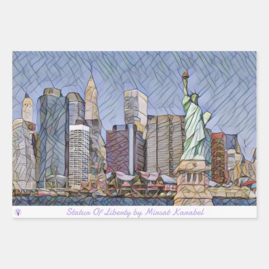 Statu of Liberty par Mirsat Karabel Papier (Devant)