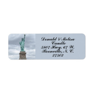 STATUE 0F LIBERTY ETIKET
