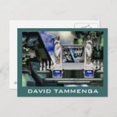 Statue-1FN, DAVID TAMMENGA Briefkaart (Voorkant / Achterkant)