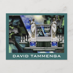 Statue-1FN, DAVID TAMMENGA Briefkaart