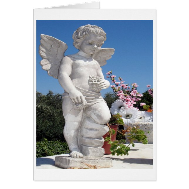 Statue Angel En Blanc (Devant)