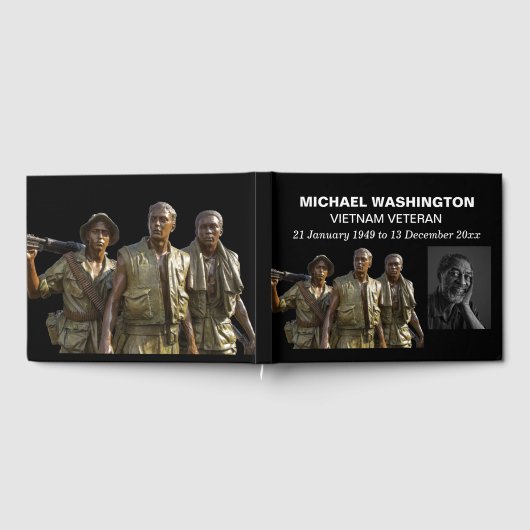 Statue commémorative du Vietnam avec livre d'invit (Complet)