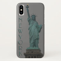 Statue coque iphone de New York de souvenir Libert