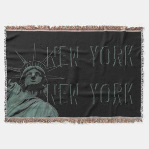 Statue couvrante de New York NYC de couverture de