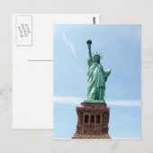 Statue de carte postale de liberté (Devant / Derrière)
