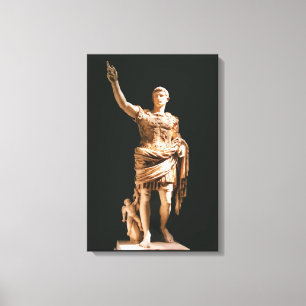 Statue de copie de toile d'Augustus César