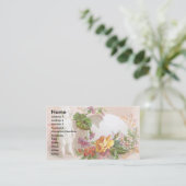 Statue de cupidon et carte commerciale victorienne (Debout devant)