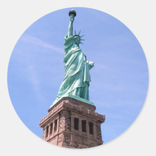 Statue de la liberté - autocollant de vue de côt