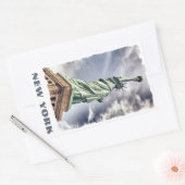 Statue de la Liberté autocollants de texte personn (Enveloppe)